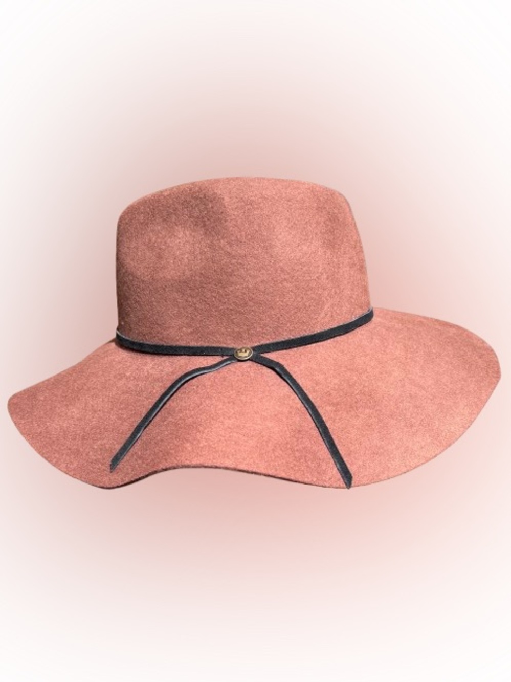 Goorin Bros Queen of Knives 100% Wool Floppy Wide Brim Hat Fedora Sz S Whiskey
